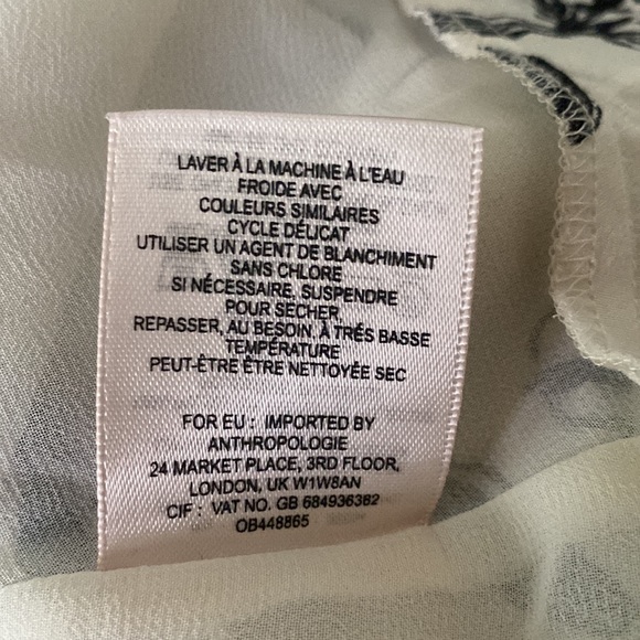 Anthropologie Maeve Silk On the Town Tiered Ruffle Top - 8 - Picture 11 of 12